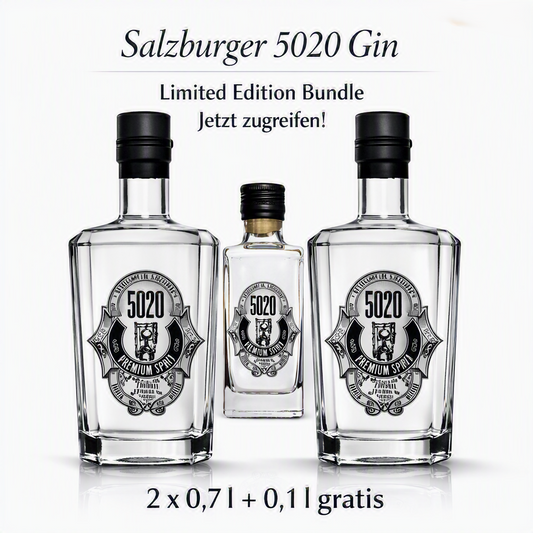 Salzburger 5020 Gin 2 x 0,7L + 1 x 0,1L gratis