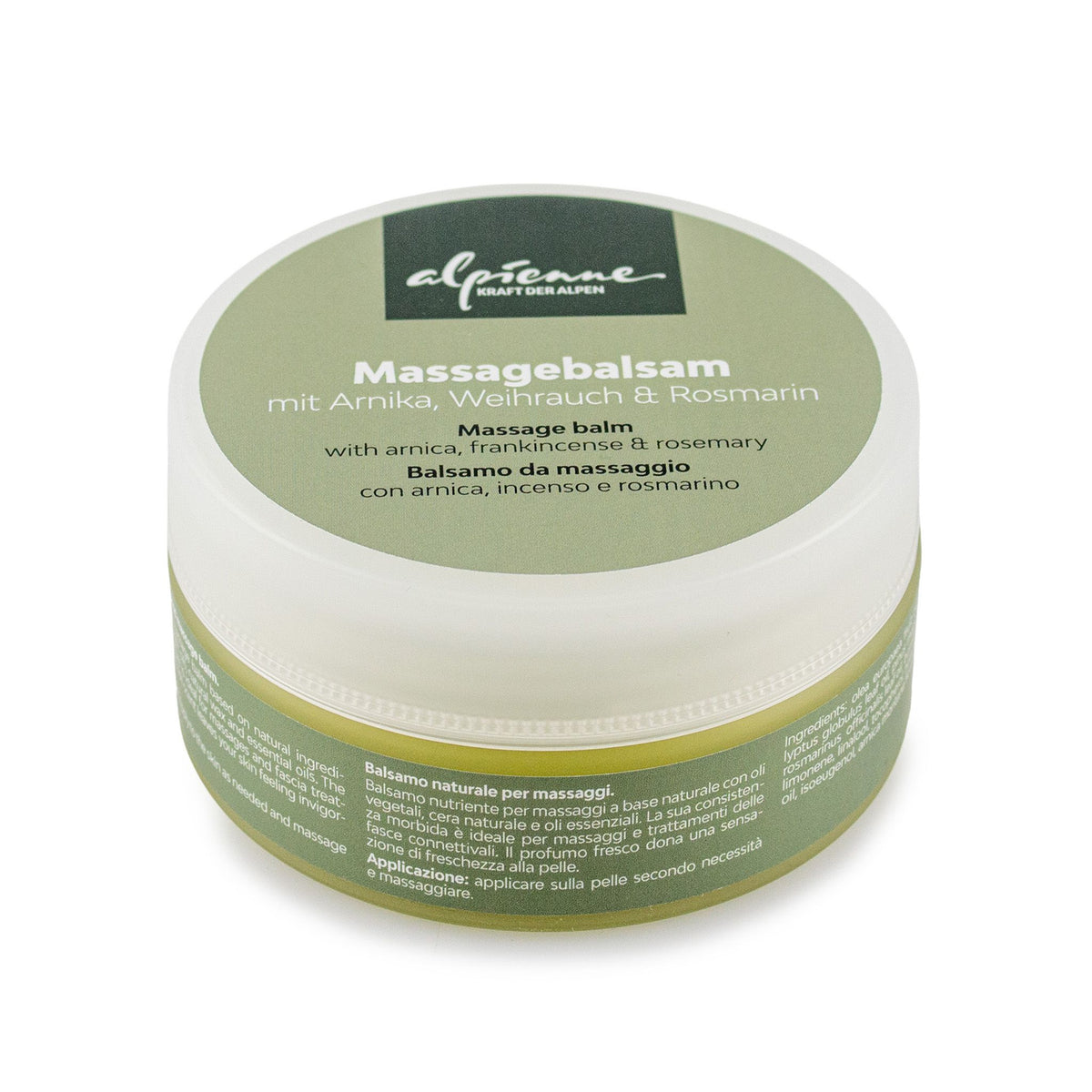 Massagebalsam mit Arnika, Weihrauch & Rosmarin