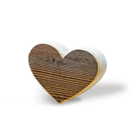 Alpine Kraft Herz aus Antikholz "klein"